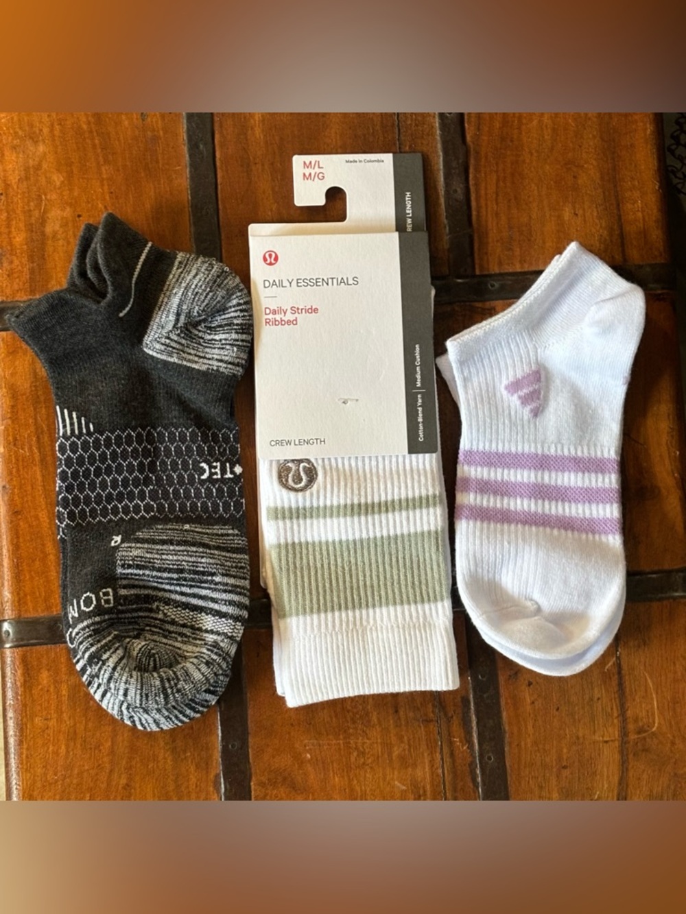 Sock Challenge Vol. 3 | Bombas + Lululemon + Adidas (M/L)